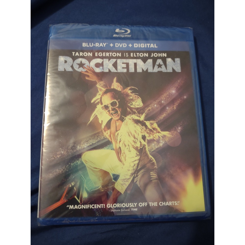 Rocketman Blu-ray DVD Digital Elton John Taron Egerton Musical Movie New Sealed